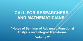 Call for Researchers and Mathematicians.
