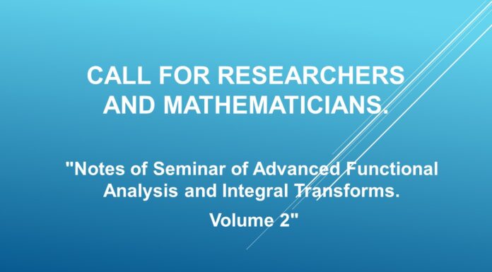 Call for Researchers and Mathematicians.