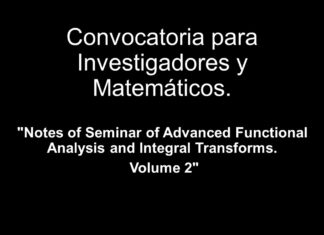 Convocatoria para Investigadores y Matemáticos.