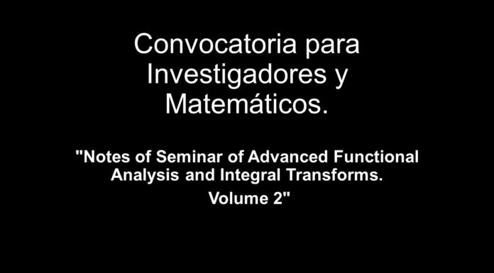 Convocatoria para Investigadores y Matemáticos.