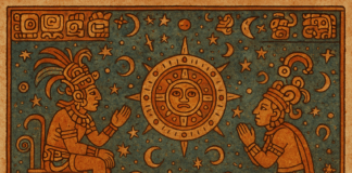“El tejido sagrado del corazón del cielo, el cuerpo de la luz: el corazón del cielo y el corazón de la tierra.” (El Tapiz Electrodinámico Bulnes en la Cosmología Maya).