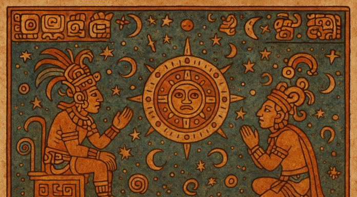 “El tejido sagrado del corazón del cielo, el cuerpo de la luz: el corazón del cielo y el corazón de la tierra.” (El Tapiz Electrodinámico Bulnes en la Cosmología Maya).