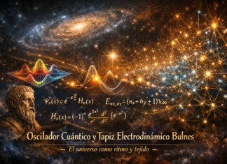El Universo como ritmo y tejido: Oscilador Cuántico, Tapiz Electrodinámico Bulnes y la arquitectura vibratoria del ser.