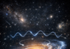 La danza invisible del cosmos: el bamboleo galáctico y el zurcido profundo del universo.