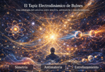 “Antimateria y el Tapiz Electrodinámico Bulnes: Una Visión Filosófica del Universo”.
