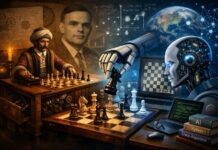 Del engranaje al algoritmo: el ajedrez como espejo de la inteligencia humana y artificial.