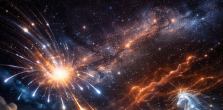 La partida cósmica del universo.