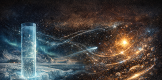 Las bibliotecas invisibles del universo: hielo, polvo y la memoria eléctrica del tiempo.