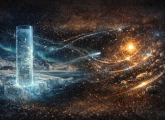 Las bibliotecas invisibles del universo: hielo, polvo y la memoria eléctrica del tiempo.