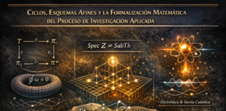 La Geometría del investigar: ciclos, esquemas afines y la Arquitectura matemática del conocimiento aplicado.