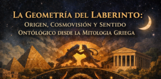 “Geometría y mito: el laberinto como espejo del cosmos y del ser”.