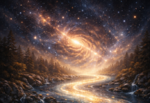 El río que no se anula: Trayectorias, integrales y el fluir del Universo como historia compartida