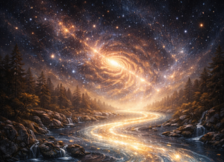 El río que no se anula: Trayectorias, integrales y el fluir del Universo como historia compartida