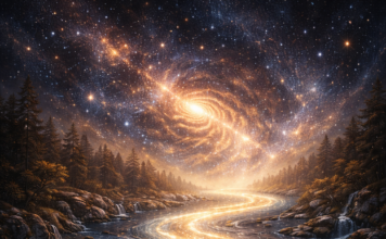El río que no se anula: Trayectorias, integrales y el fluir del Universo como historia compartida