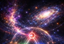El color de la materia: resonancia cuántica, información y el tapiz del universo.