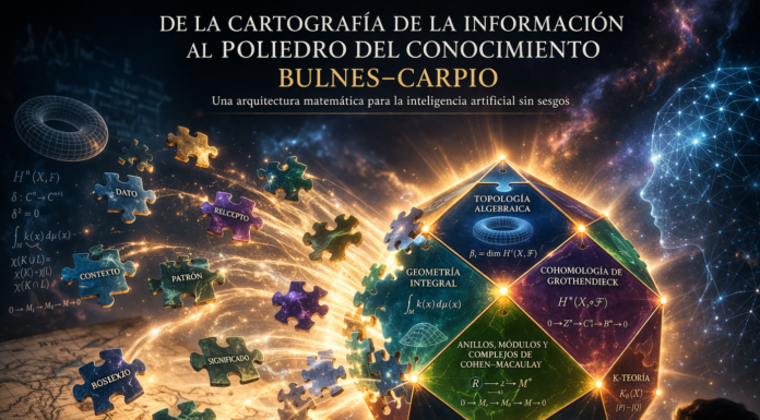 De la Cartografía de la información al Poliedro del Conocimiento Bulnes–Carpio: una arquitectura matemática para la inteligencia artificial sin sesgos.