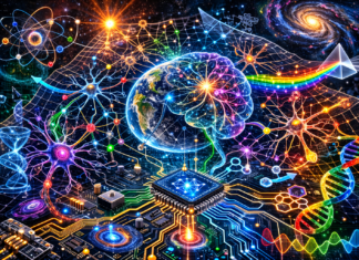 El Tapiz Electrodinámico del Universo: Algoritmos Evolutivos, Redes Informacionales y la Cromodinámica del Conocimiento Cósmico.