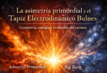 La asimetría primordial y el Tapiz Electrodinámico Bulnes: geometría, energía y evolución del cosmos.