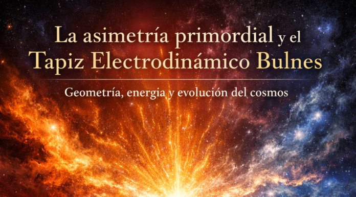 La asimetría primordial y el Tapiz Electrodinámico Bulnes: geometría, energía y evolución del cosmos.