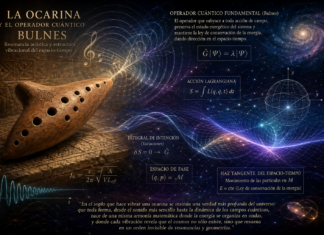 La ocarina y el operador cuántico Bulnes: resonancia acústica y estructura vibracional del espacio-tiempo.