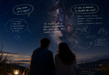 Donde el silencio del cosmos encuentra la voz de una pregunta.