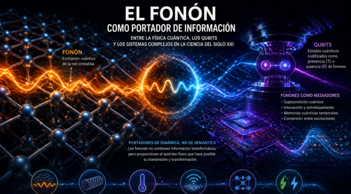 El fonón y la arquitectura de la información física: de las vibraciones cuánticas a los sistemas complejos del siglo XXI.