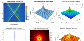 Simulación computacional y modelación matemática del fonón: una exploración dinámica de la materia, la información y el devenir.