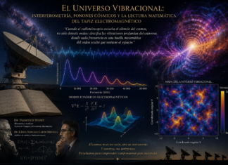 El universo vibracional: interferometría, fonones cósmicos y la lectura matemática del tapiz electromagnético.