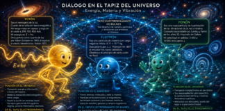 El Diálogo del Cosmos: el electrón, el fotón y el fonón en el Tapiz Electrodinámico del Universo.