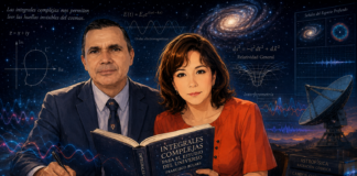 “Cuando el amor conversa con el universo: una historia de integrales complejas, ciencia y asombro”.