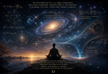 La ecuación geométrica del Universo: una estructura que se reescribe a sí misma en cada instante del tiempo cósmico.