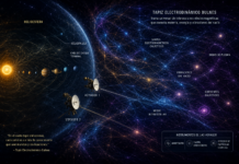 “Voyager y el horizonte del cosmos: exploración del espacio interestelar y el posible encuentro con el tapiz electrodinámico Bulnes”.