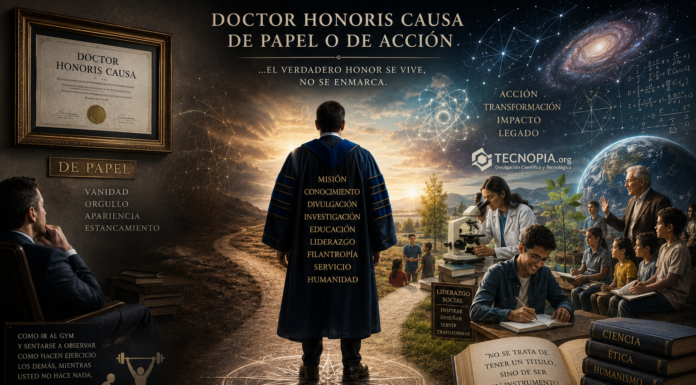 “Doctor Honoris Causa: Entre la Vanidad del Papel y la Grandeza de la Acción”.