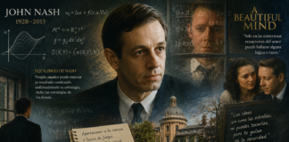John Nash: entre la genialidad matemática y la fragilidad humana.