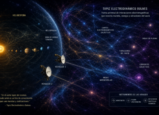 “Voyager y el horizonte del cosmos: exploración del espacio interestelar y el posible encuentro con el tapiz electrodinámico Bulnes”.