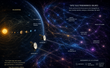 “Voyager y el horizonte del cosmos: exploración del espacio interestelar y el posible encuentro con el tapiz electrodinámico Bulnes”.