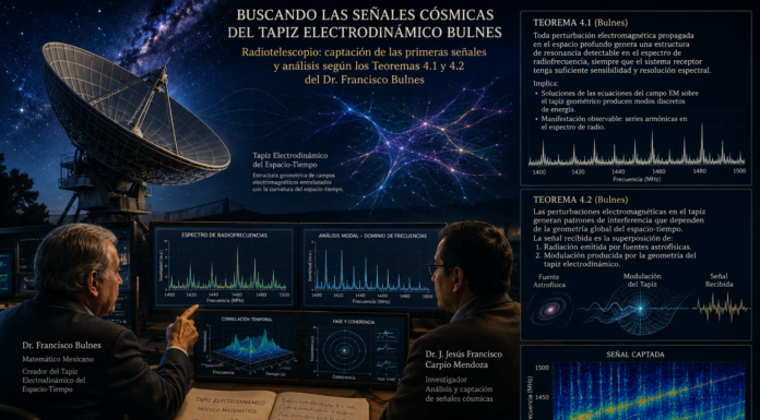 Escuchando el tejido del Universo: la primera detección de las señales del Tapiz Electrodinámico.