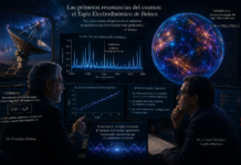 “Las primeras resonancias del universo: diálogo sobre el descubrimiento observacional del Tapiz Electrodinámico de Bulnes”.