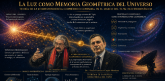 La Luz como Memoria Geométrica del Universo: Correspondencia Geométrico-Luminosa, Información Cosmológica y Tapiz Electrodinámico.