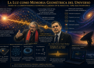 La Luz como Memoria Geométrica del Universo: Correspondencia Geométrico-Luminosa, Información Cosmológica y Tapiz Electrodinámico.