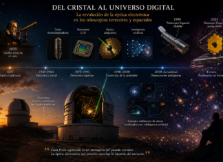 Del Cristal al Universo Digital: La revolución de la óptica electrónica en los telescopios terrestres y espaciales.