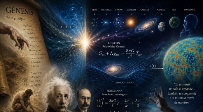 “De la Creación Cuántica a las Ecuaciones de Einstein-Friedmann: La Geometría Matemática del Génesis Cosmológico”.