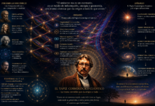 Las pistas ocultas del Tapiz Cosmológico Cuántico en la lectura cosmológica de: “Framework of Penrose Transforms on DP-Modules to the Electromagnetic Carpet of the Space-Time from the Moduli Stacks Perspective”.