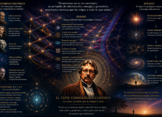 Las pistas ocultas del Tapiz Cosmológico Cuántico en la lectura cosmológica de: “Framework of Penrose Transforms on DP-Modules to the Electromagnetic Carpet of the Space-Time from the Moduli Stacks Perspective”.