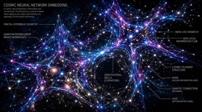 La Red Neuronal Cósmica: Una Nueva Forma de Comprender el Universo a Través de la Geometría, la Información y la Conectividad.