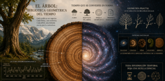 Del Anillo a la Galaxia: La Memoria Geométrica de la Naturaleza y la Dendrocronología como Lenguaje del Universo.