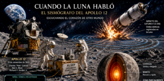 Cuando la Luna habló: el experimento sísmico del Apollo 12 y el nacimiento de la geofísica lunar.
