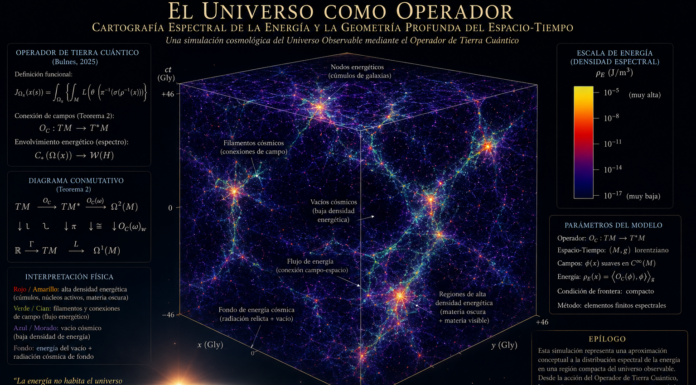 El Universo como Operador: Cartografía Espectral de la Energía y la Geometría Profunda del Espacio-Tiempo.