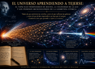 El Universo Aprendiendo a Tejerse: El Tapiz Electrodinámico de Bulnes, la Velocidad de la Luz y los Primeros Microsegundos de la Geometría Cósmica.