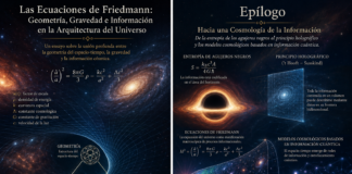 Las Ecuaciones de Friedmann y la Arquitectura Informacional del Universo:Geometría, Gravedad y los Horizontes del Conocimiento Cosmológico